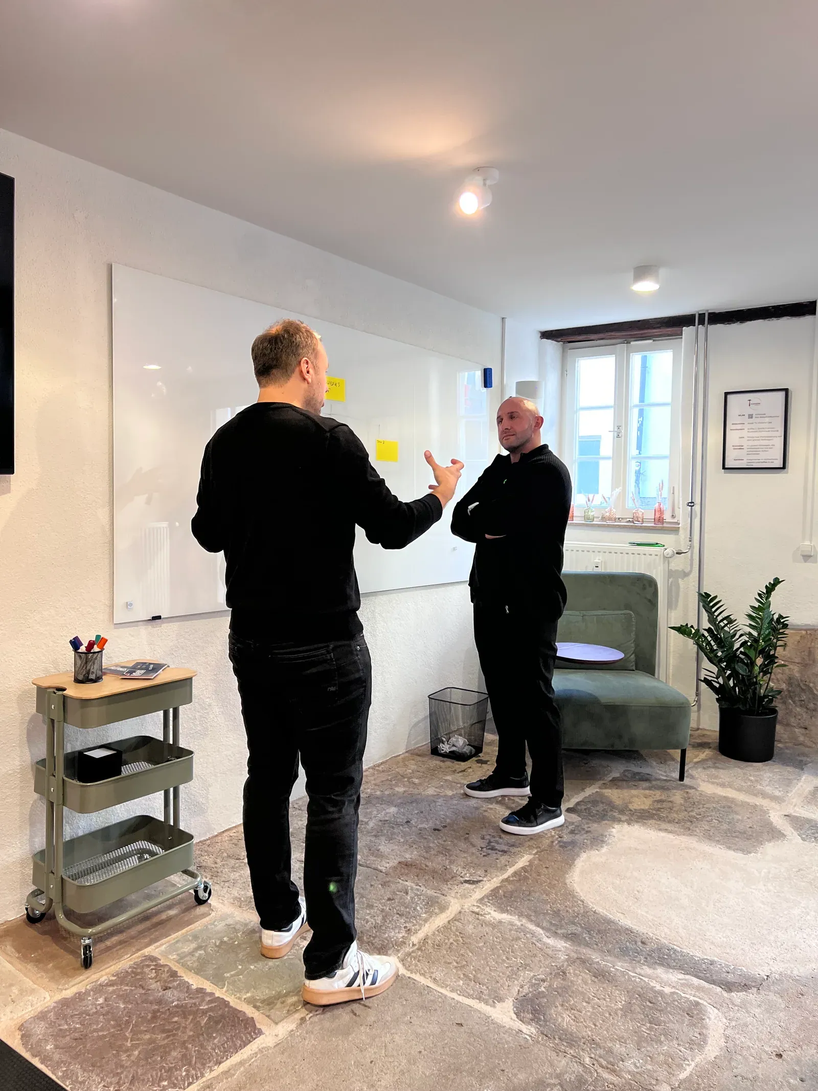 Walter Melcher im 1:1-Coaching